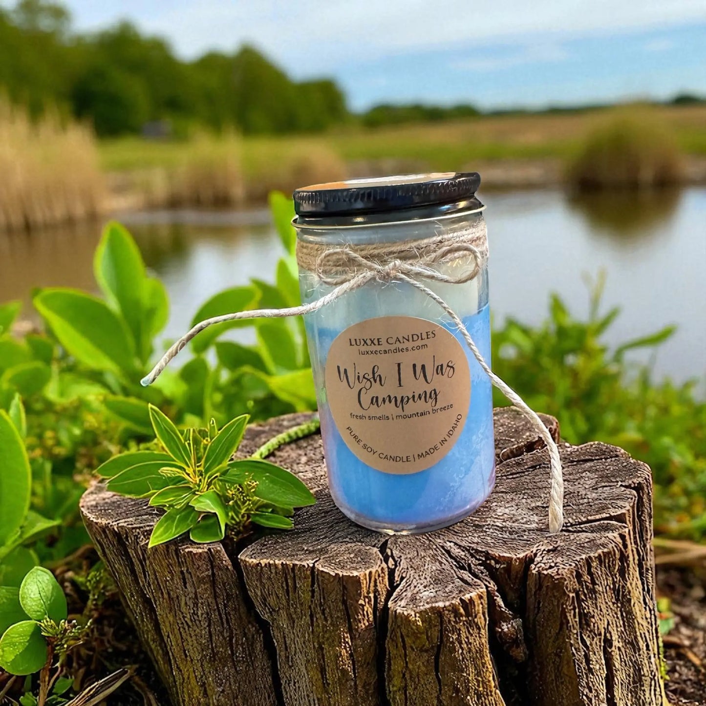 Wish I Was Camping Candle | Organic Soy Candle My Store