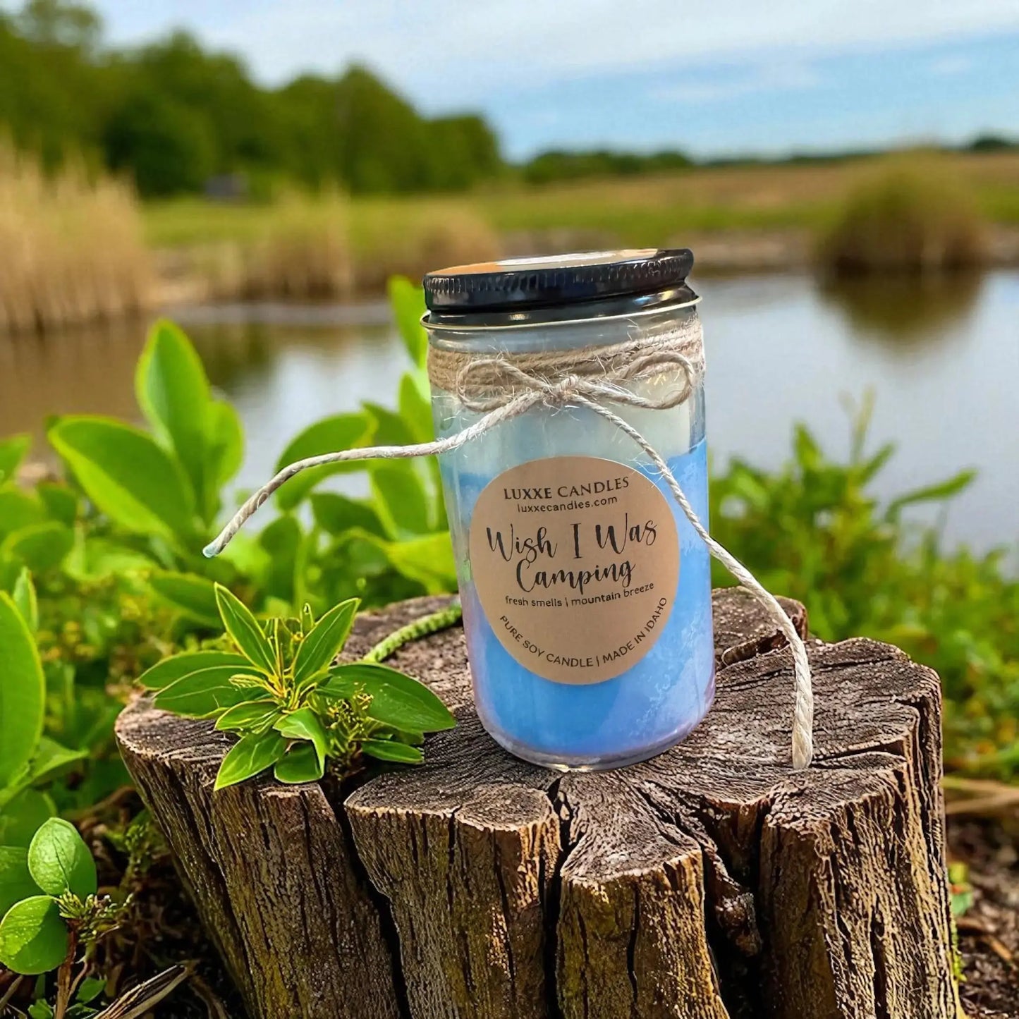 Wish I Was Camping Candle | Organic Soy Candle My Store
