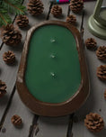 Load image into Gallery viewer, Pine Candle in Hand-carved Bowl | Organic Soy Candle Luxxe Candles