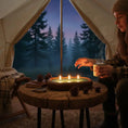 Load image into Gallery viewer, Pine Candle in Hand-carved Bowl | Organic Soy Candle Luxxe Candles