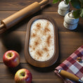 Load image into Gallery viewer, Hot Apple Pie Candle in Hand-carved Bowl | Organic Soy Candle Luxxe Candles