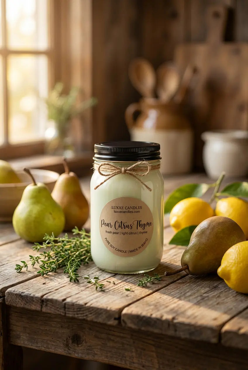 Pear Citrus Thyme | Organic Soy Candle My Store