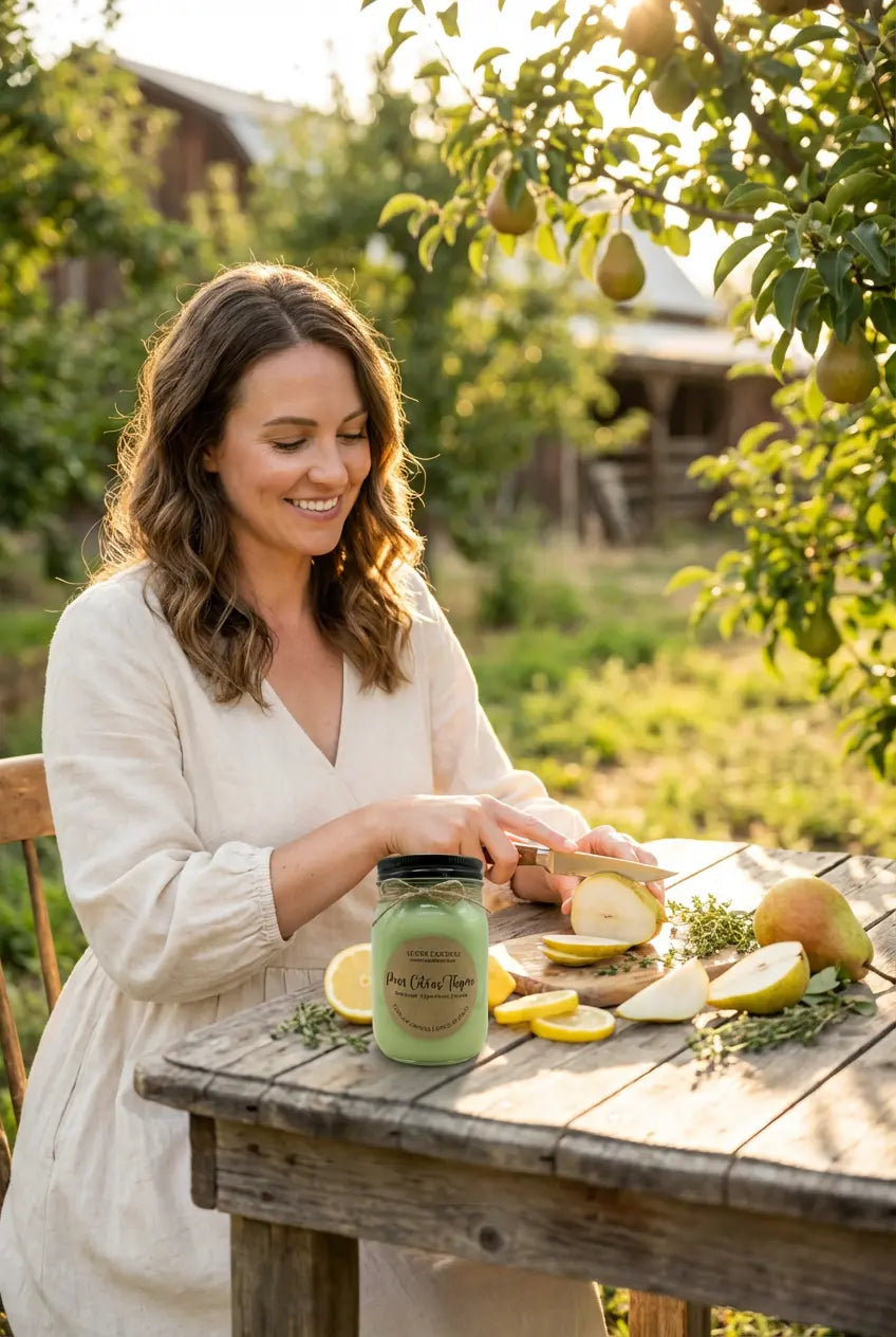 Pear Citrus Thyme | Organic Soy Candle My Store