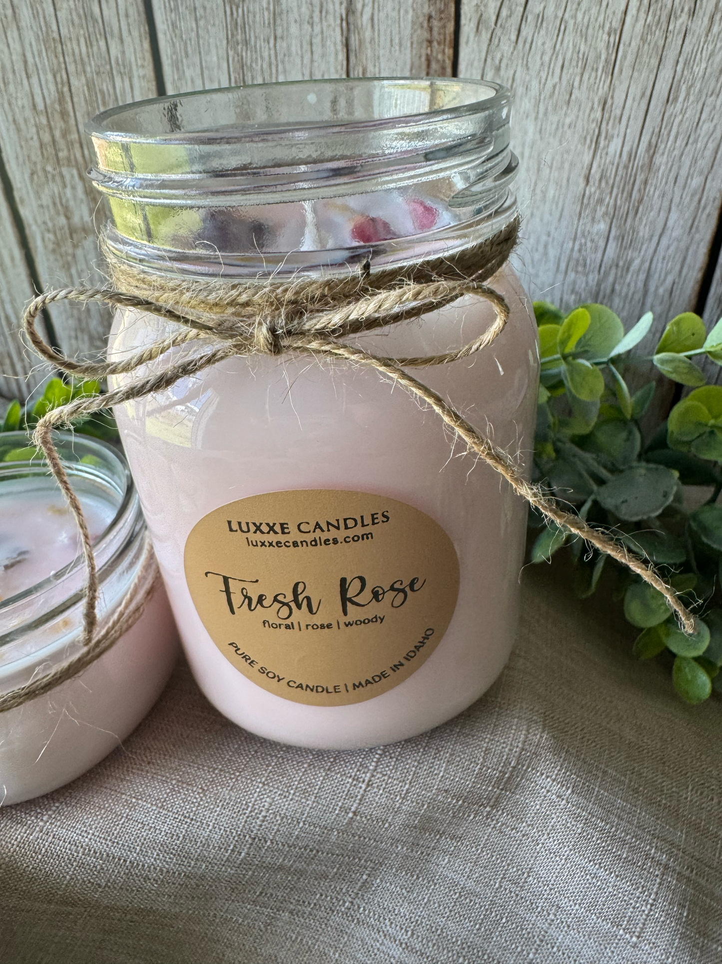 Fresh Rose Candle | Organic Soy Candle