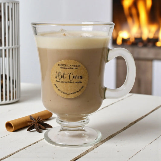 Hot Cocoa Candle in a Mug | Organic Soy Candle My Store