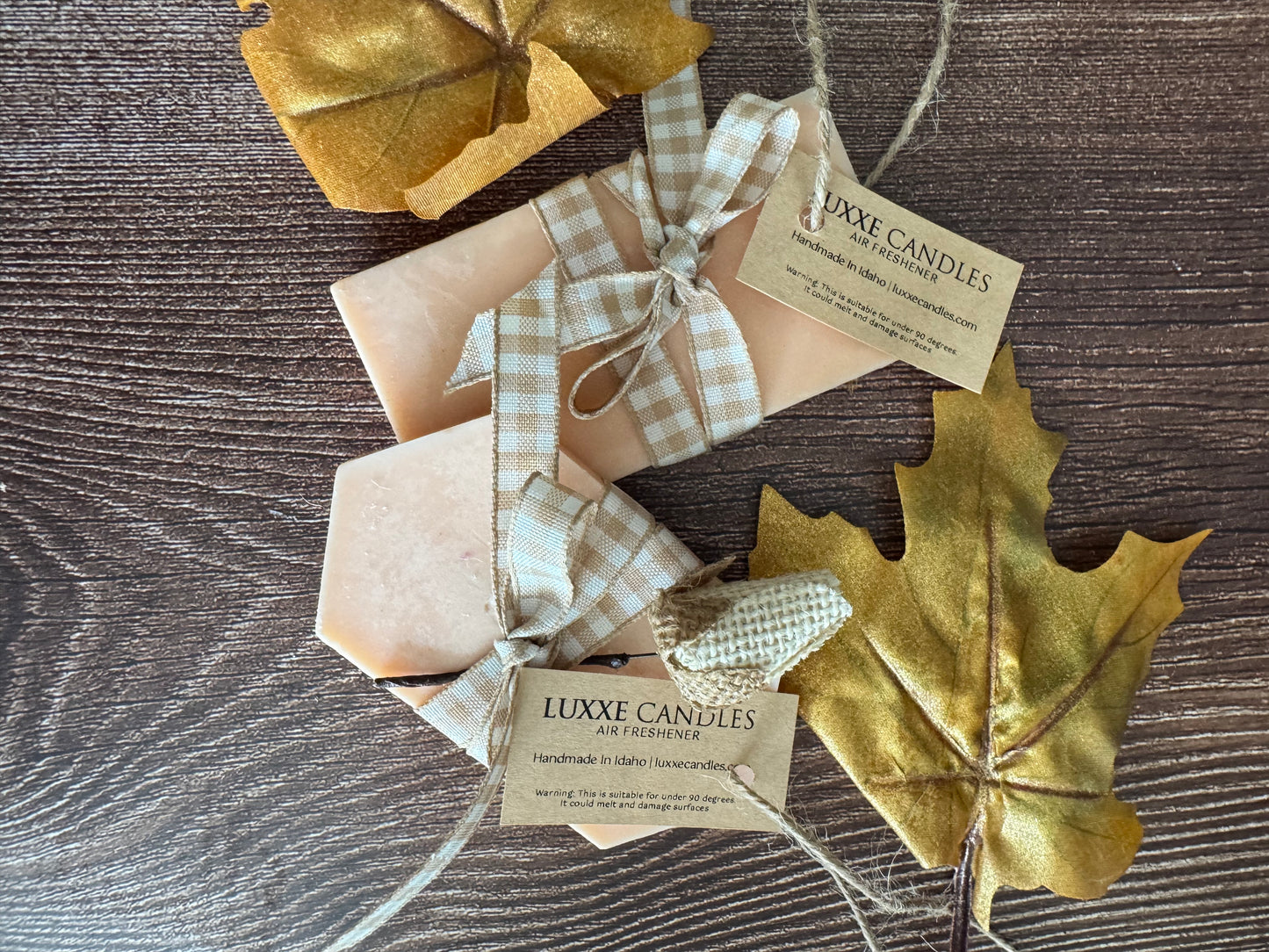 Pumpkin Bread Air Freshener | Highly Scented Soy Wax | Long Lasting Scent