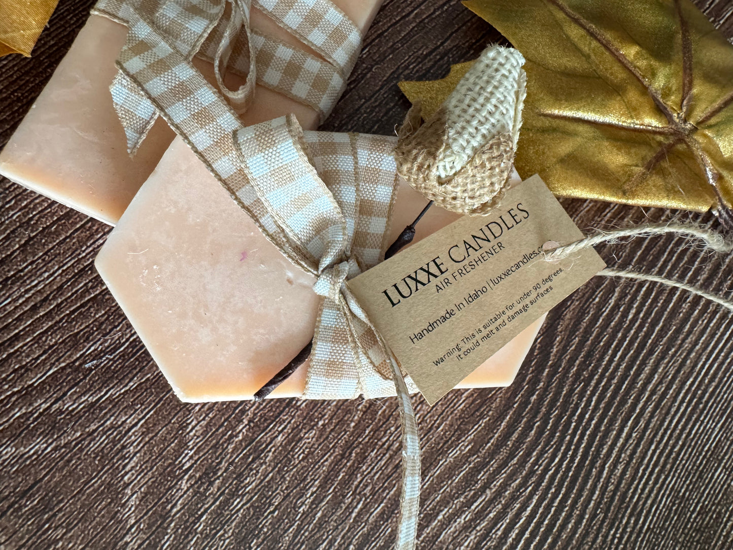 Pumpkin Bread Air Freshener | Highly Scented Soy Wax | Long Lasting Scent
