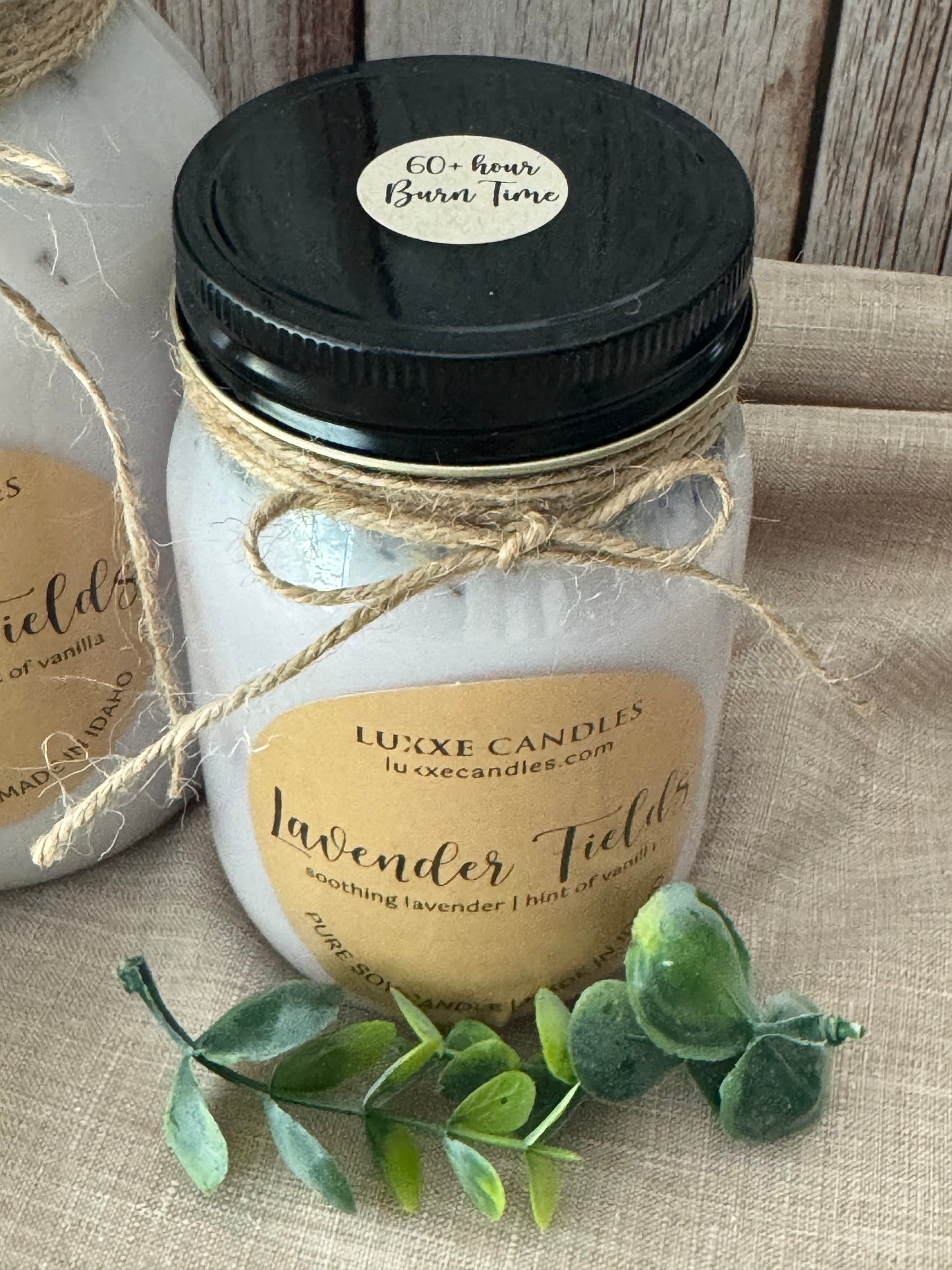 Lavender Fields Jar Candle | Organic Soy Candle