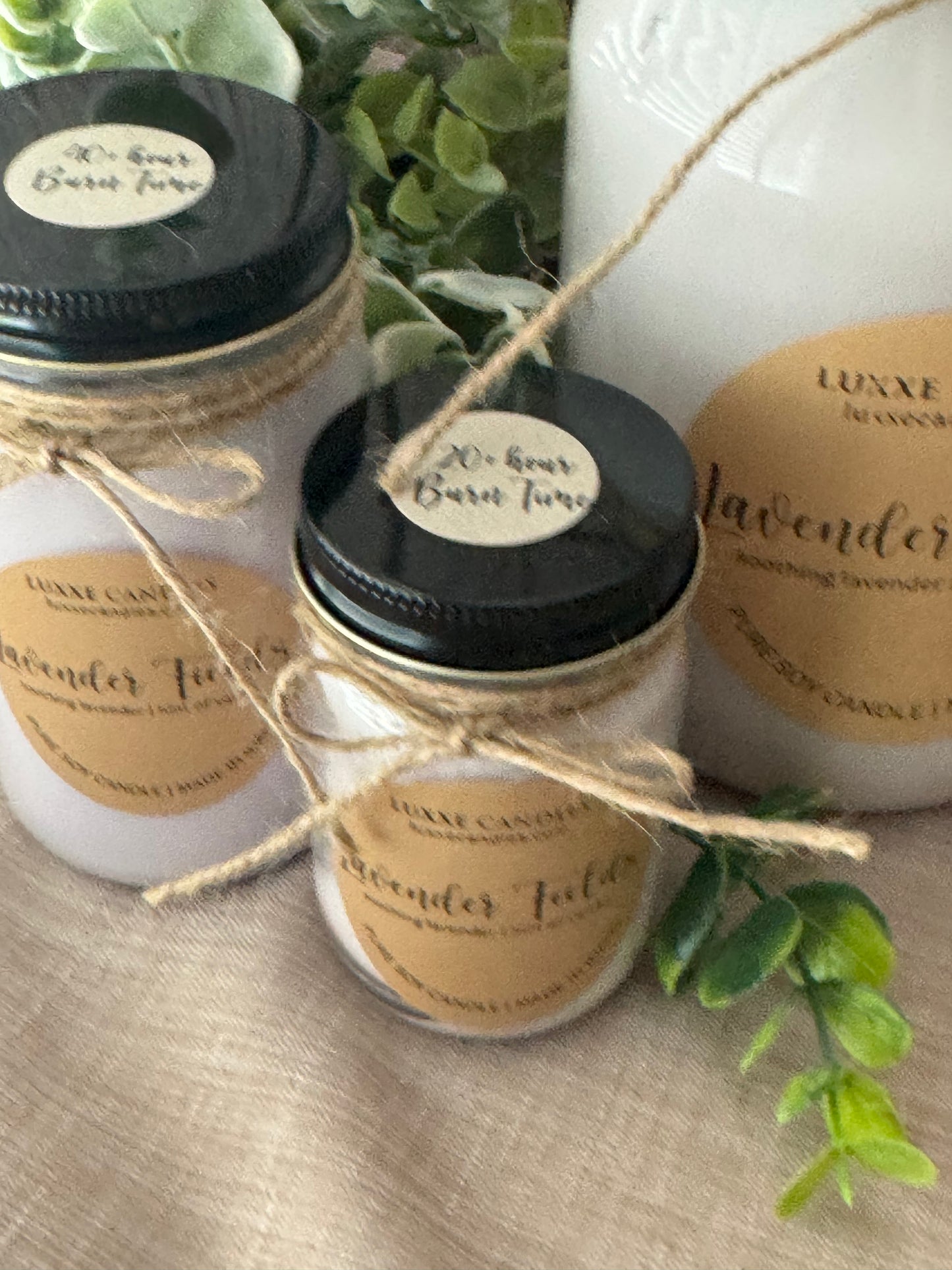 Lavender Fields Jar Candle | Organic Soy Candle
