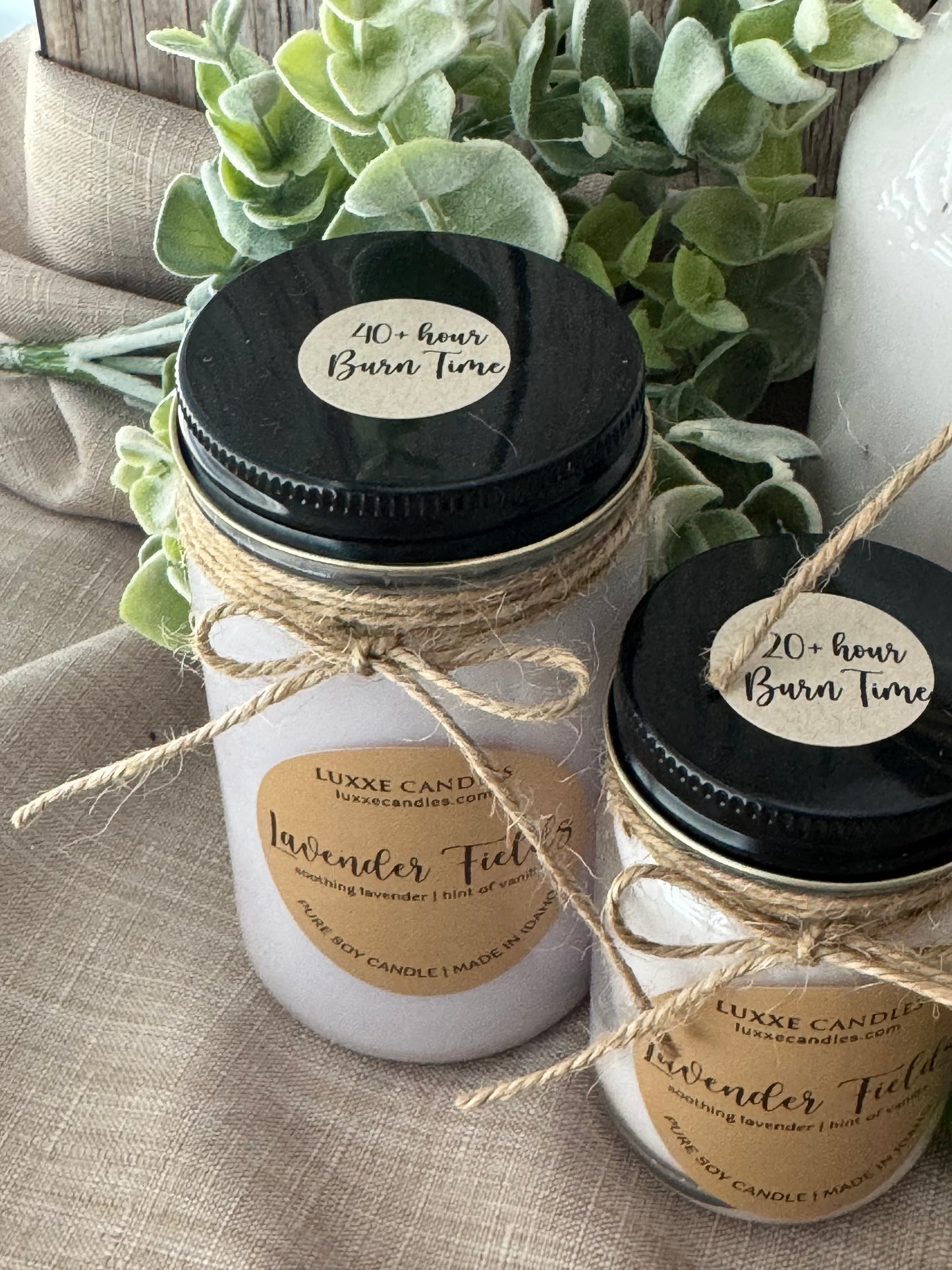 Lavender Fields Jar Candle | Organic Soy Candle