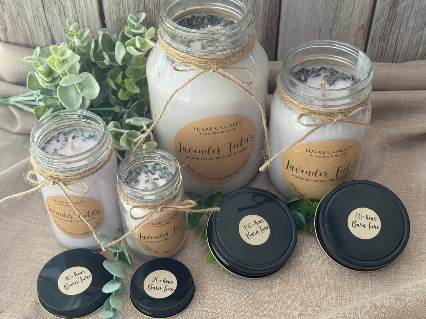 Lavender Fields Jar Candle | Organic Soy Candle