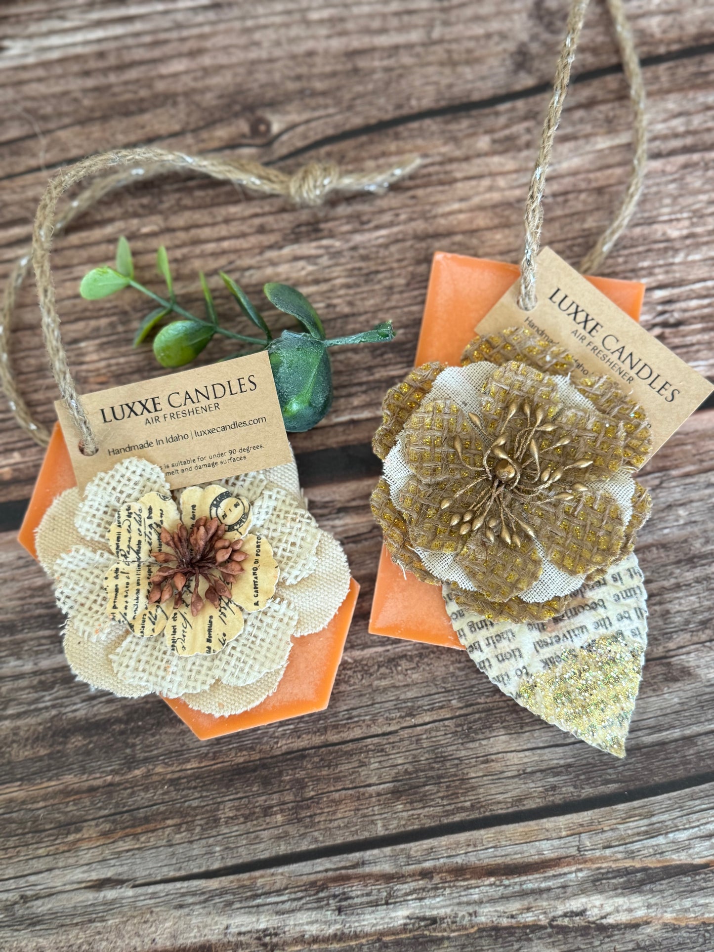 Pumpkin Spice Air Fresheners | Highly Scented Soy Wax | Long Lasting Scent