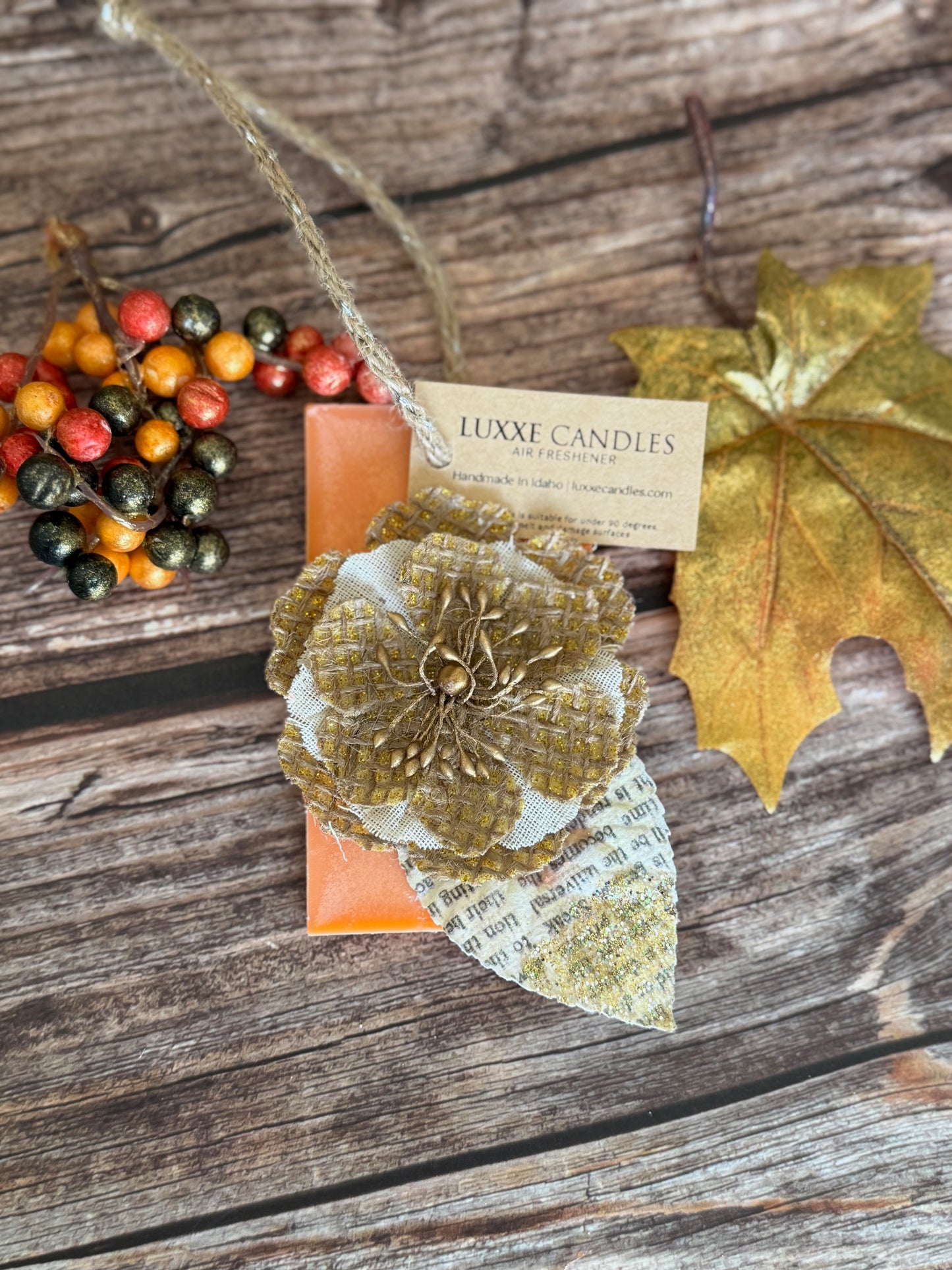Pumpkin Spice Air Fresheners | Highly Scented Soy Wax | Long Lasting Scent