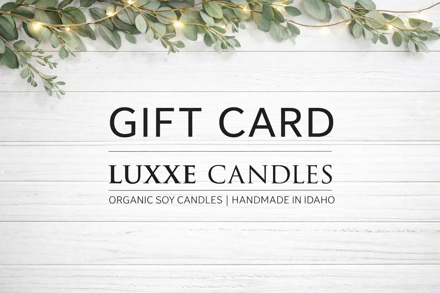Luxxe Candles Gift Card