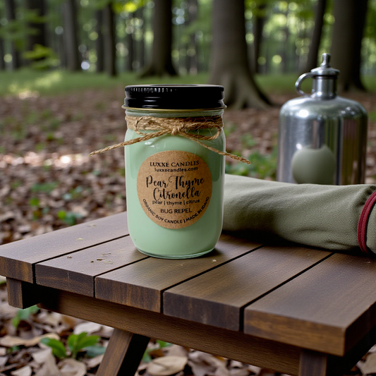 Pear Thyme Citronella | Organic Soy Candle