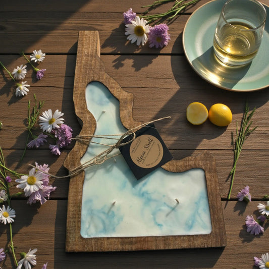 Idaho Wood Bowl | Organic Soy Candle My Store