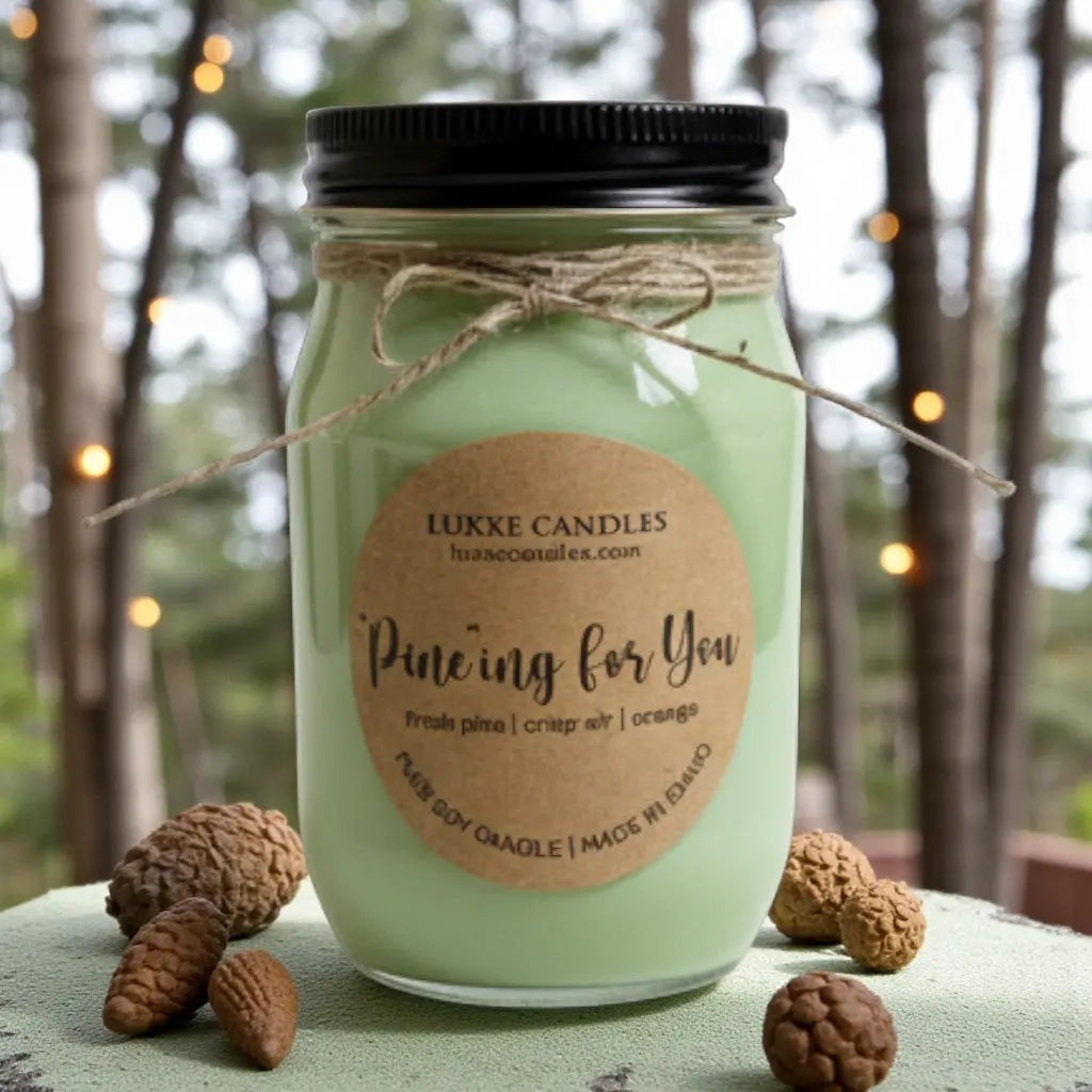 "Pine"ing for You Candle | Organic Soy Candle My Store